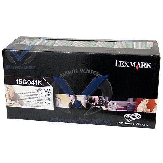 Toner Noir Lexmark C762  X762e6000 Pages-Toner Noir Lexmark C762  X762e6000 Pages
