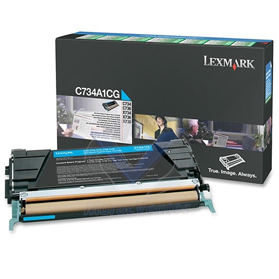 LEXMARK C734,C736,X734,X736,X738 -CART LRP CYAN 6K-LEXMARK C734,C736,X734,X736,X738 -CART LRP CYAN 6K