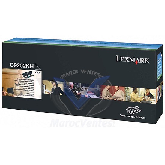 Toner Noir Lexmark Laser Couleur C920-Toner Noir Lexmark Laser Couleur C920
