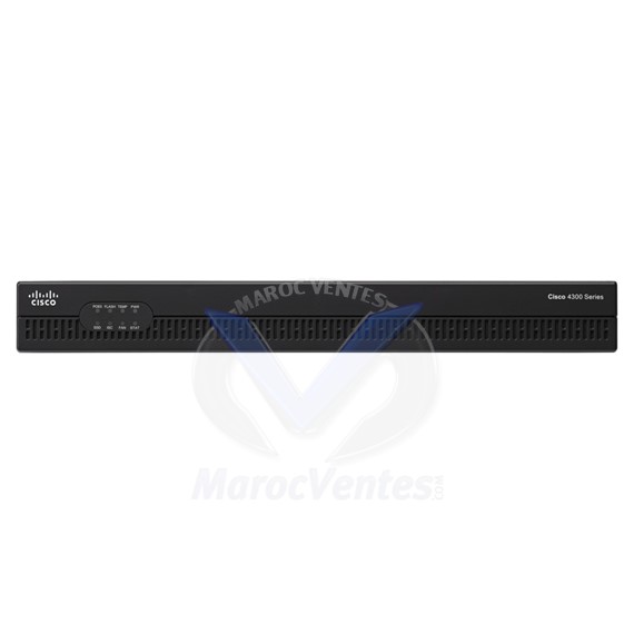 Routeur avec ensemble voix (V), 2 ports LAN de 10/100 / 1000Mbps ISR4321-V/K9