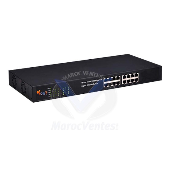 16 Port 10/100Mbps  POE Unmanaged Fast Ethernet Switch VM-S1016PED