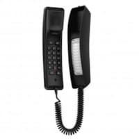 Téléphone IP pour Hôtel Noir 2 Lignes SIP Mural