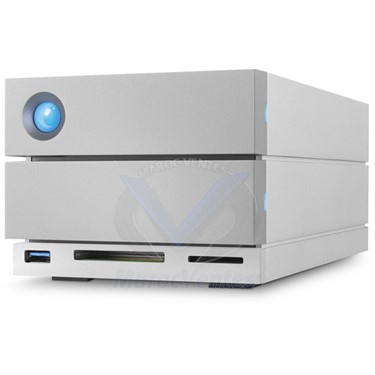 Système de stockage DAS LaCie 2big Dock STGB8000400 - 2 x Total de compartiments Bureau - USB 3.0 Type A - Serial ATA/600