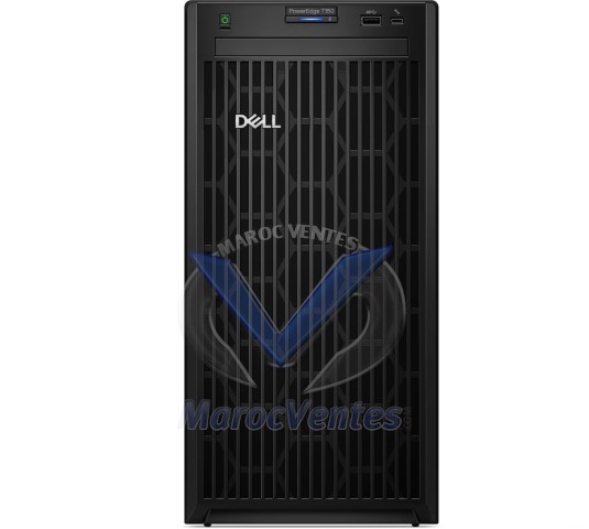 Serveur Tour PowerEdge T150 Xeon E-2314 16Go UDIMM 2*2To SATA DVDRW iDRAC9B PET150CM1