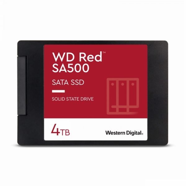 Disque Dur Interne Disque SSD Red SA500 4 TB SSD 2.5" SATA 3D NAND R/W 560Mo/s 540Mo/s WDS400T1R0A
