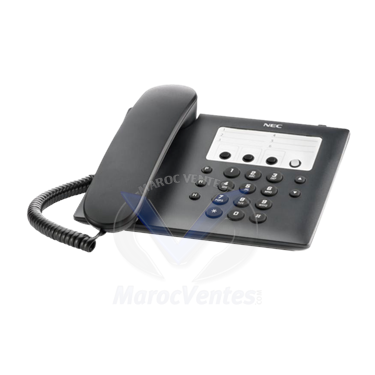 Téléphone de bureau Montage mural Sans Afficheur