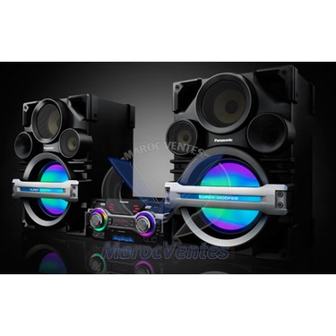 SYSTÈME DE SONORISATION AVEC UN AMPLIFICATEUR MIXEUR + 2 HAUT-PARLEURS GEANTS A TRES HAUTE PUISSANCE 2300 WATTS RMS