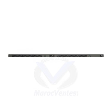 Geist Rack PDU, Monitored Unit Level EC, 32A, 230V, 7.3kW, Vertical, (36) IEC C13, (6) IEC C19, 3m power cord with 1P+N+E (IP44), Black Powder Coat.