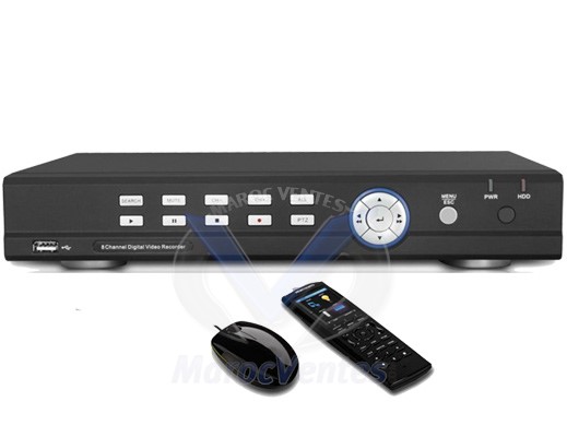 DVR 8 Voies vidéo - 8 Audio  enregistrement  200 fps 04D9708SL