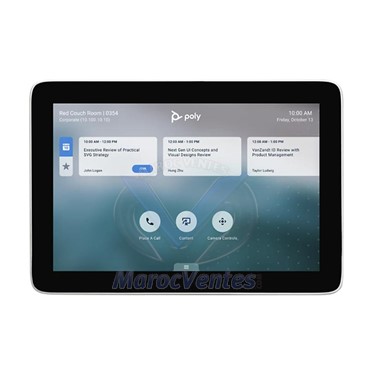 POLY TC8 Interface Tactile Intuitive pour la Gamme Poly Studio X et le G7500 Ecran Tactile 8"