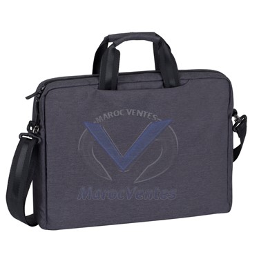 Sac à Bandoulière Noir pour Ordinateur Portable 15,6 "