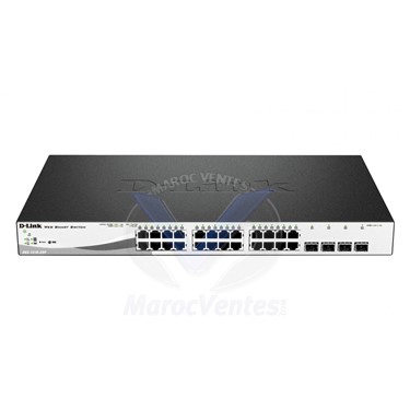 Switch manageable 24 ports Gigabit PoE + 4 ports Combo SFP