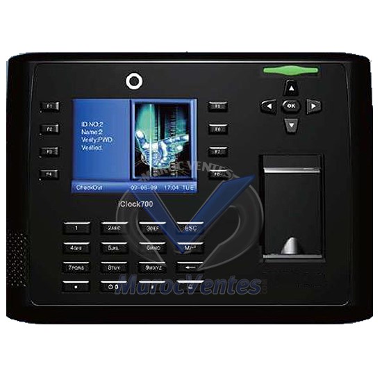 Pointeuse couleur à empreinte digitale + Appareil photo intégré CK-Iclock700