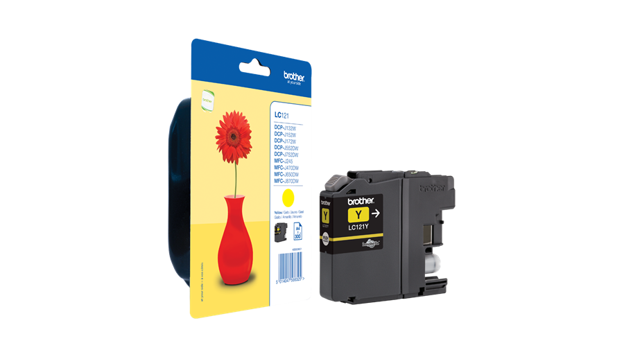 Brother Cartouche d encre jaune pour DCP-J132W / DCP-J172W