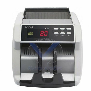 Compteuse de billets vitesse 1000 billets/min Ecran LED 230V 50 Hz 50 W
