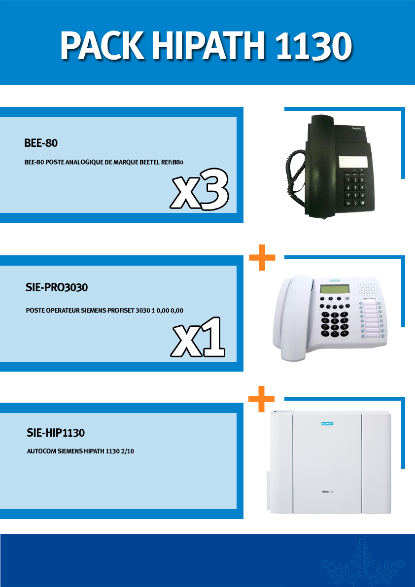 PACKAGE 6 LIGNES 16 PORTS DE POSTES