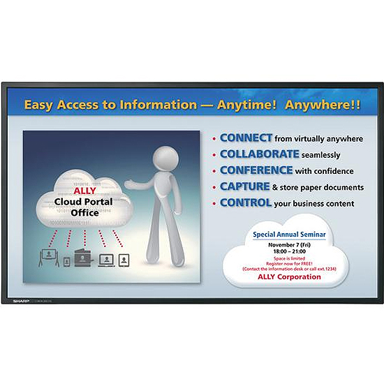 Moniteur Professionnel 32" (80.1 cm) 24h/24, 7j/7 LED