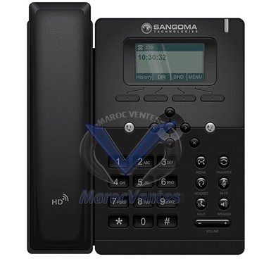 Téléphone IP 2 Comptes SIP 2 Ports Ethernet