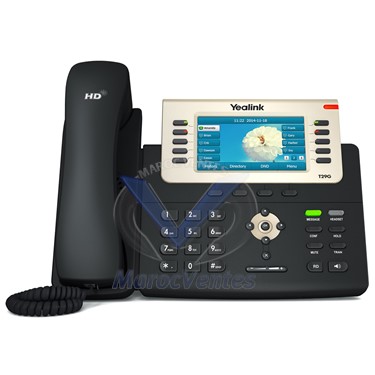 Téléphone IP 16 comptes SIP grand écran couleur 4,3" PoE