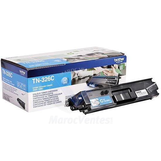 Cartouche Toner Cyan Imprime 3500 Pages TN-326C