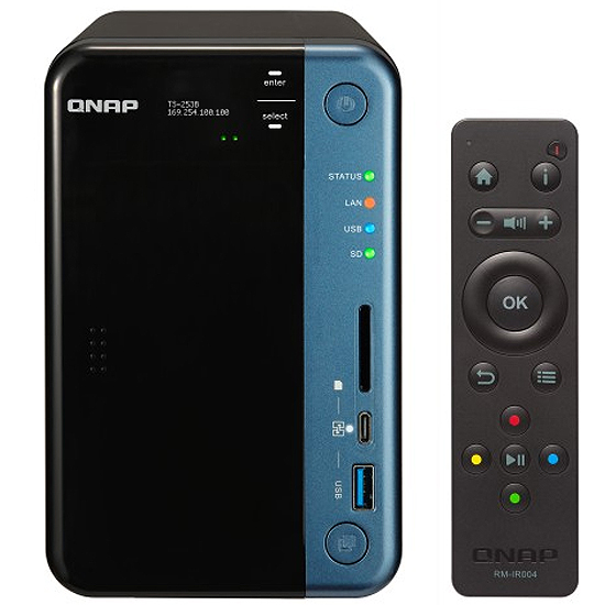 Serveur NAS 2 Baies avec 4 Go de RAM Celeron